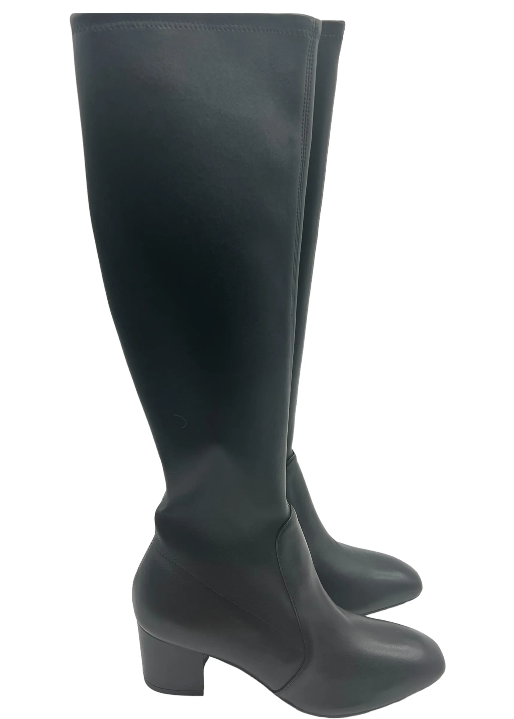 Stuart Weitzman Black Leather Liviana Knee High Size 7 Boots