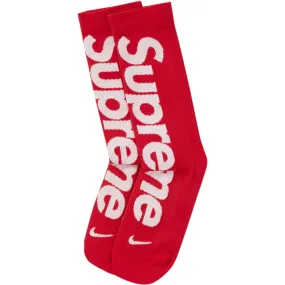 Supreme Nike Lightweight Crew Socks RED