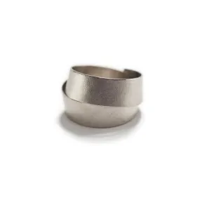 Volume White Gold Palladium Ring