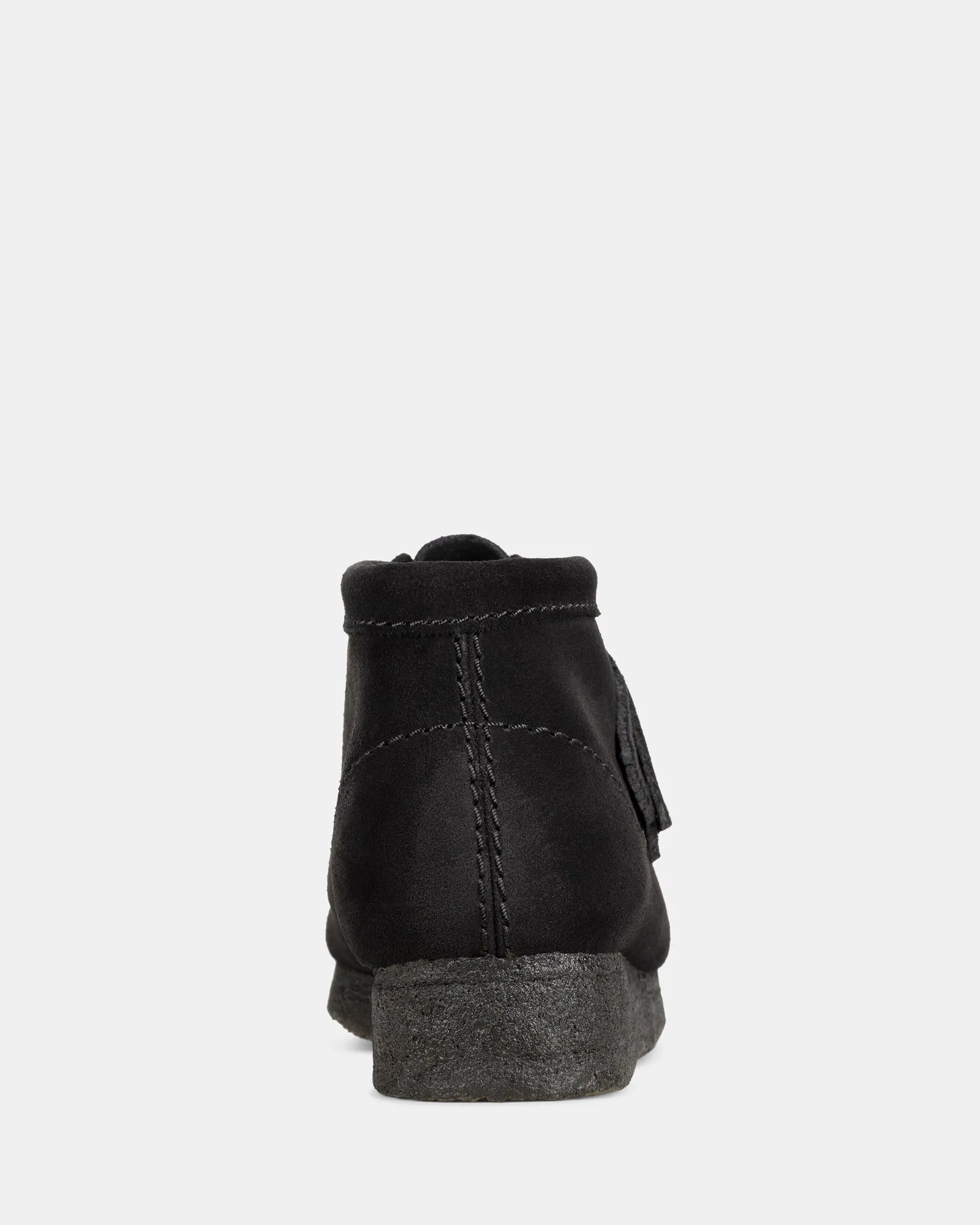 Wallabee Boot. (W) Black Suede