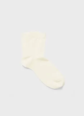 Women's Ankle Socks in Archive White