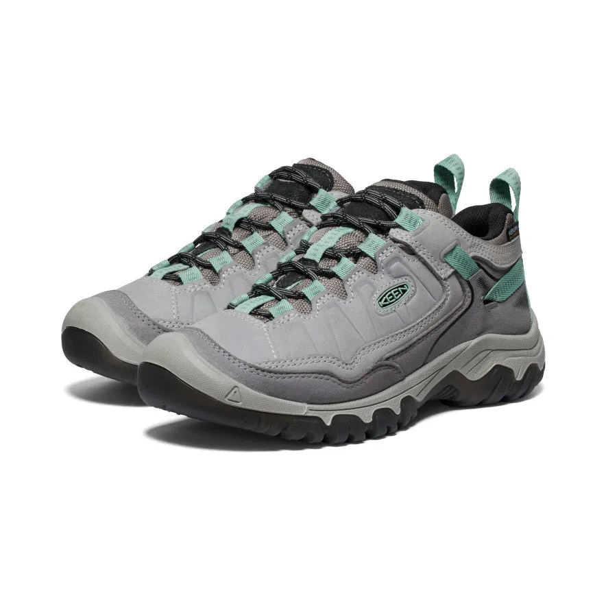 Women's Targhee IV Waterproof Hiking Shoe  |  Alloy/Granite Green