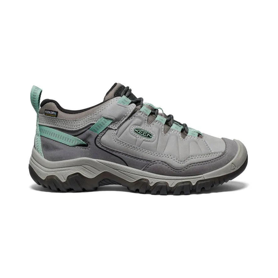 Women's Targhee IV Waterproof Hiking Shoe  |  Alloy/Granite Green